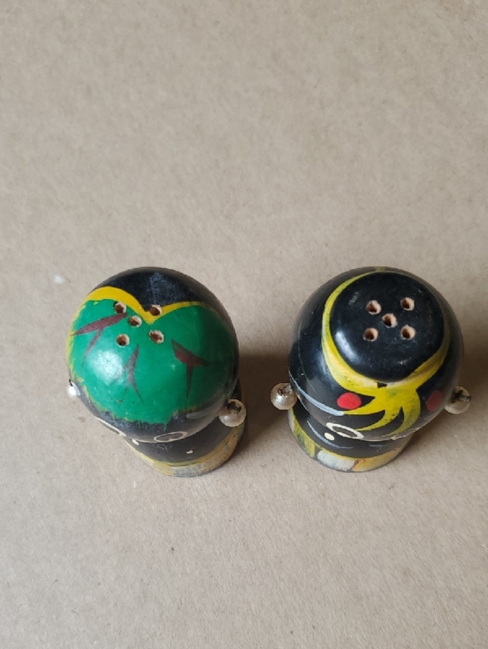 Rare 1950's Disneyland Tiki Adventurland Cruise Salt & Pepper Shaker - Picture 8 of 9